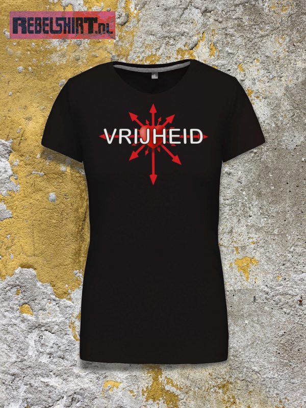 vrijheid hart chaos shirt